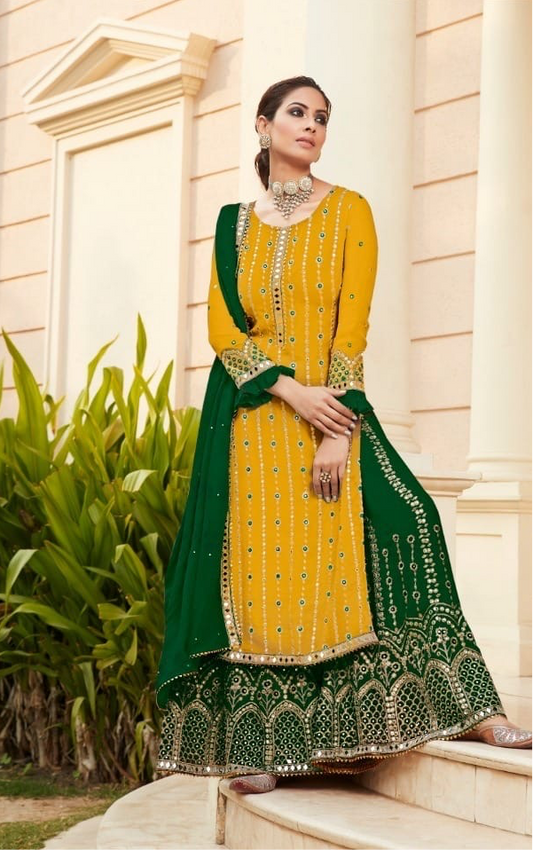 Embroidered Anarkali Suit